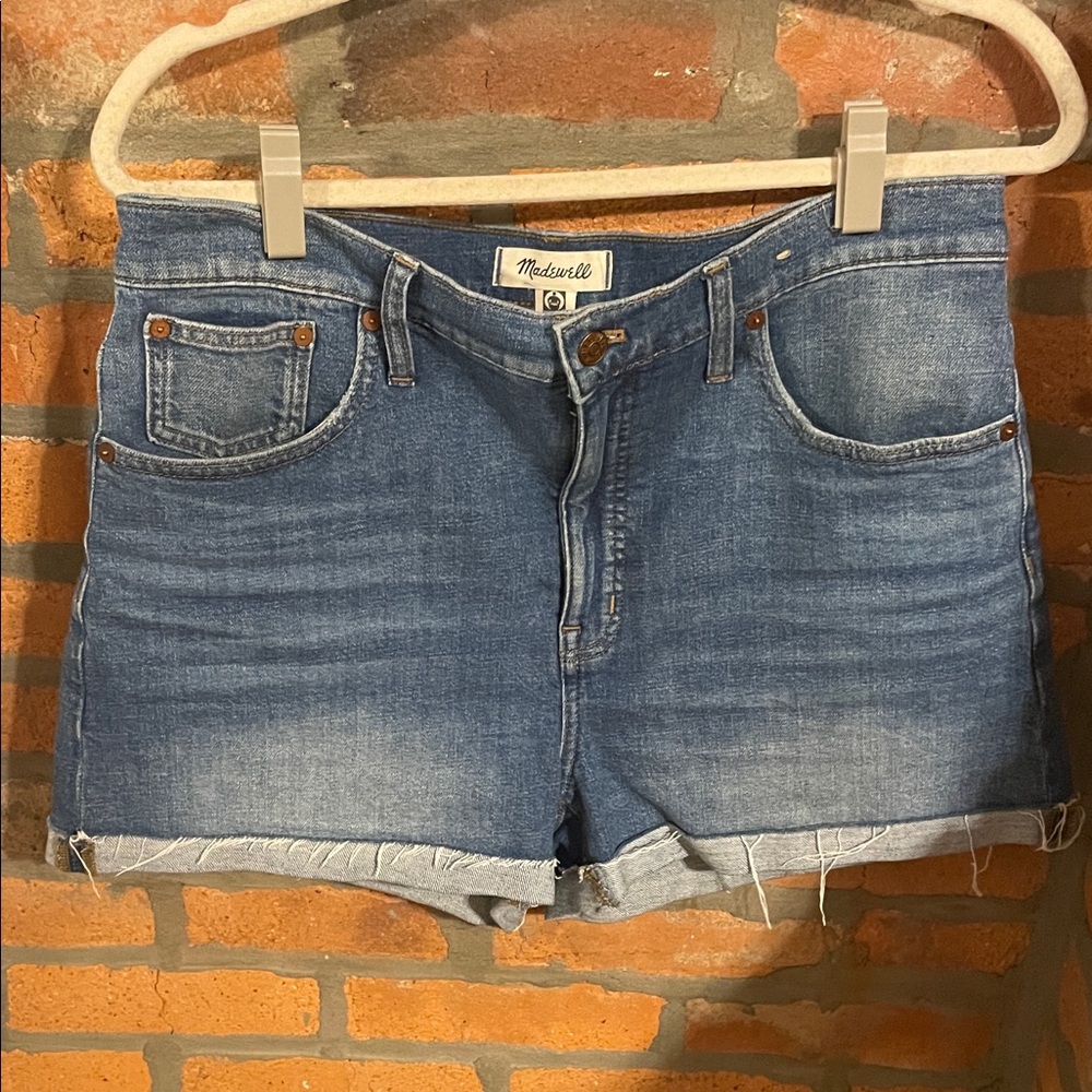 Madewell High Rise Jean Shorts
